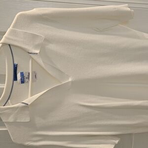 J. McLaughlin White Blouse Classic Top